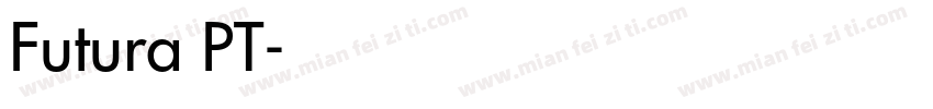 Futura PT字体转换